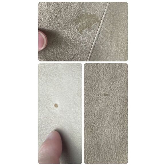 Genuine Suede Leather Maxi Skirt w Lace Hem 14 - Picture 6 of 15